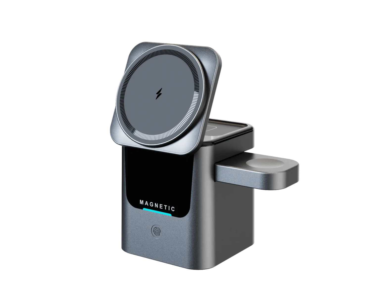 YT30 Caricabatterie wireless 3-in-1 pieghevole elettrico